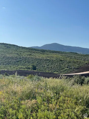 View of mountain background looking to the west.  Extension of Paradise Parkway.