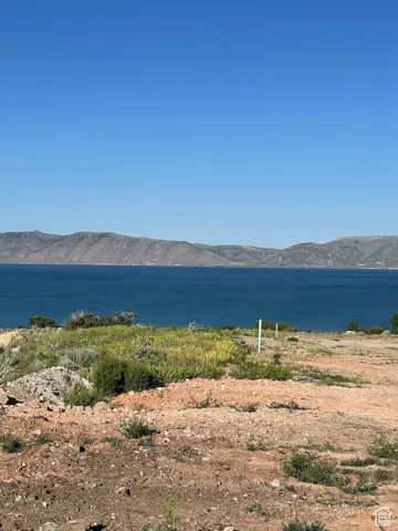 Water view featuring a mountainous background