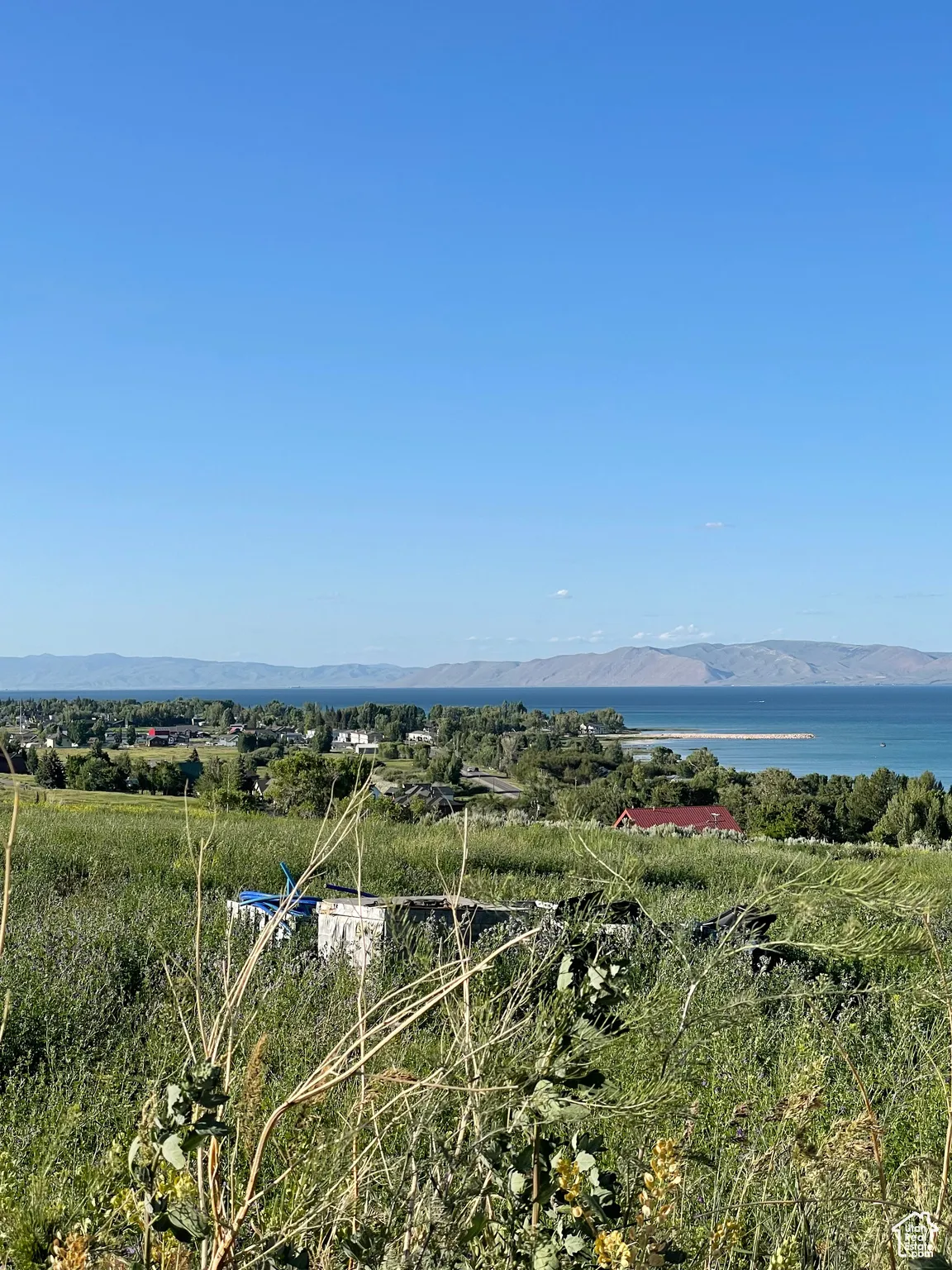 View looking to the north and east of the lot