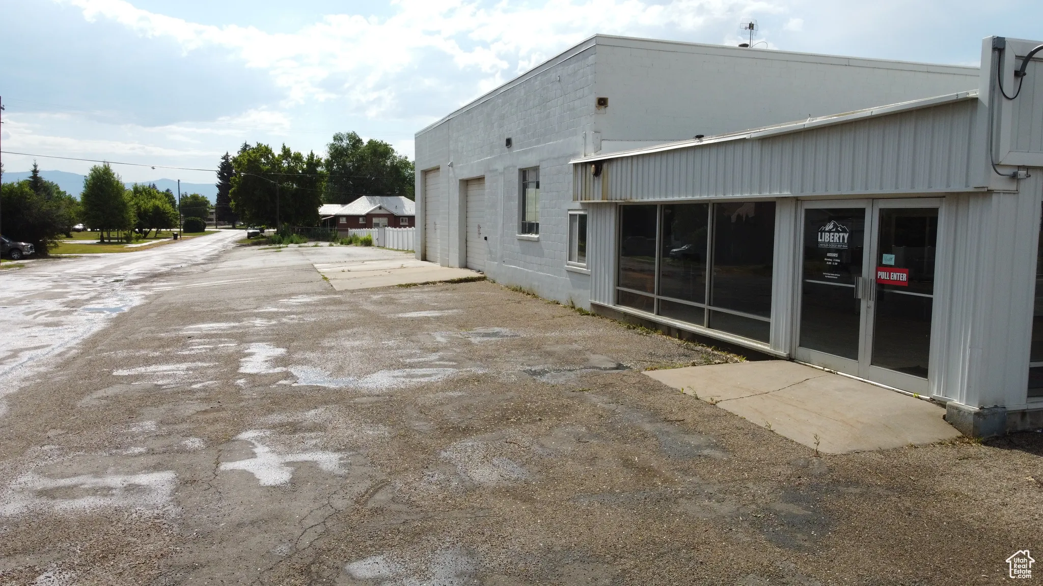View of asphalt road
