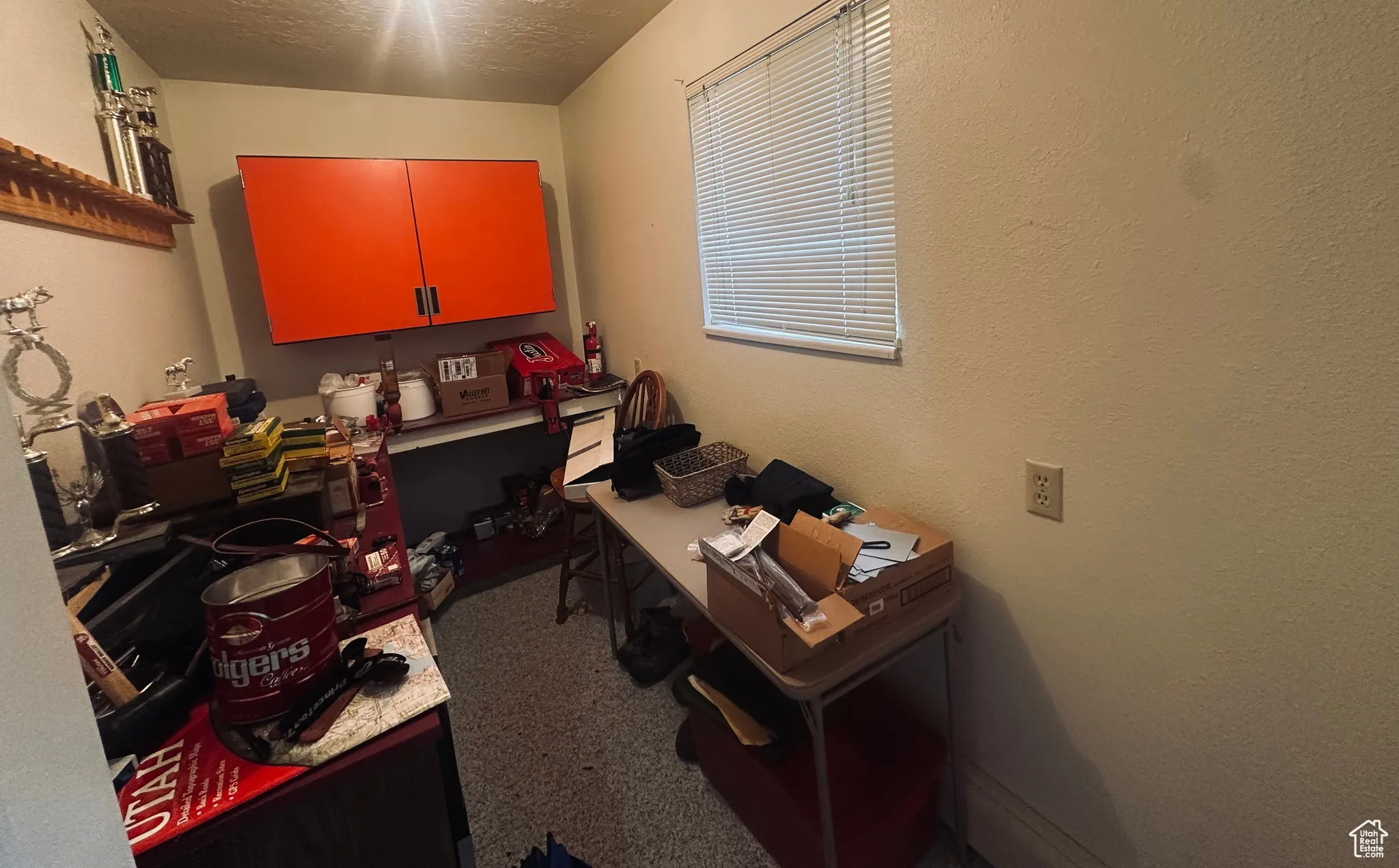 View of carpeted office space