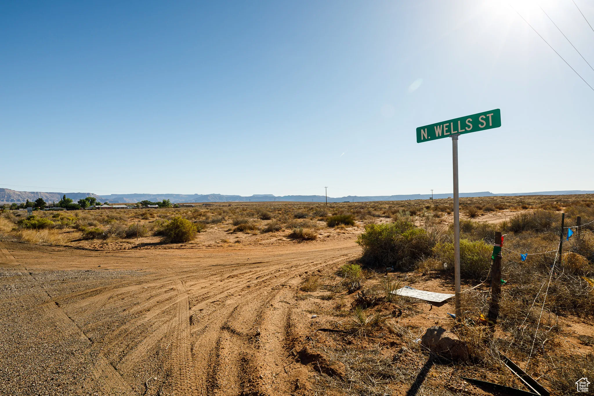 View of road featuring a mountain view