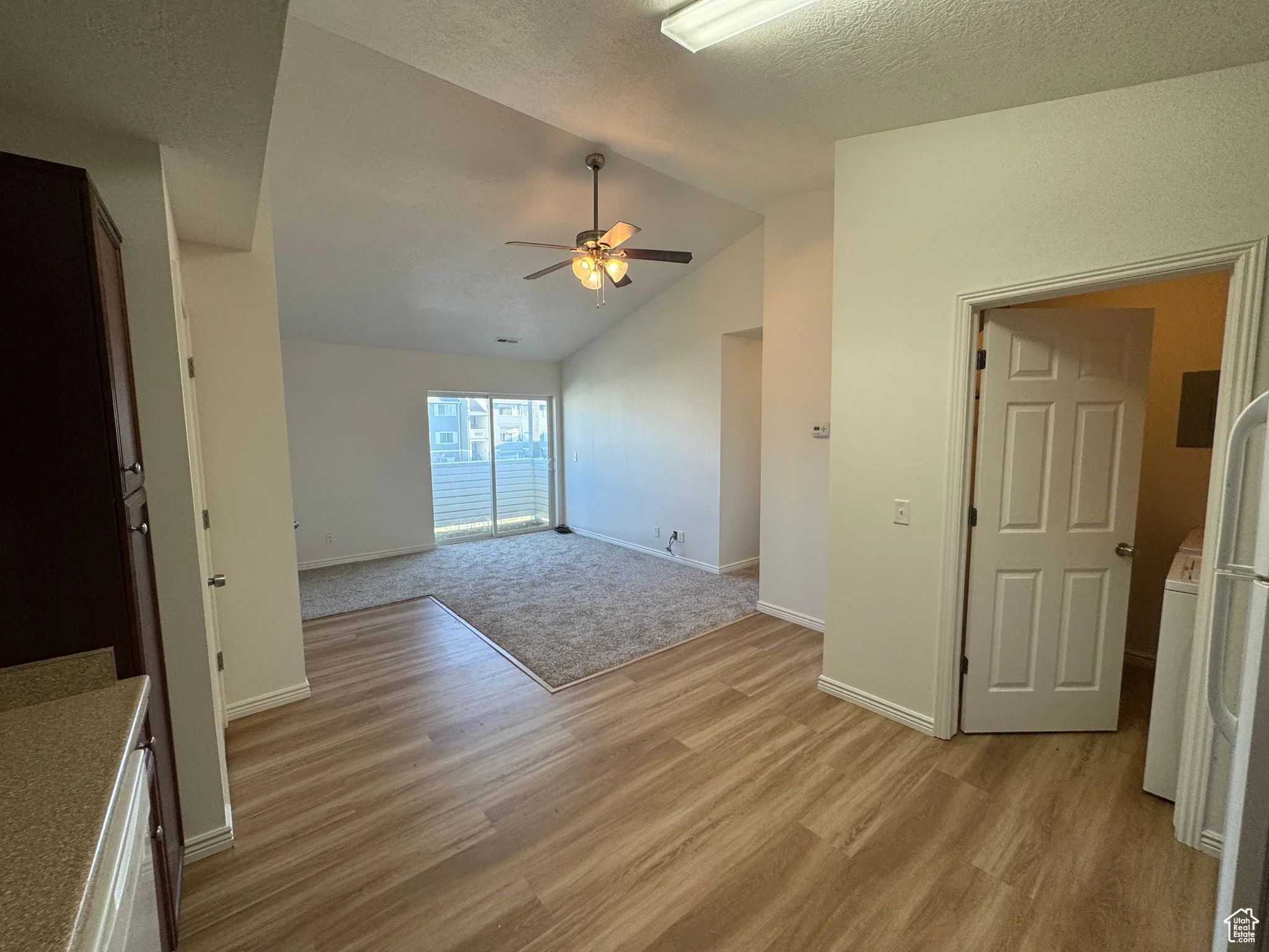 Kitchen & Great Room with Vaulted Ceiling, New Carpet, New LVP