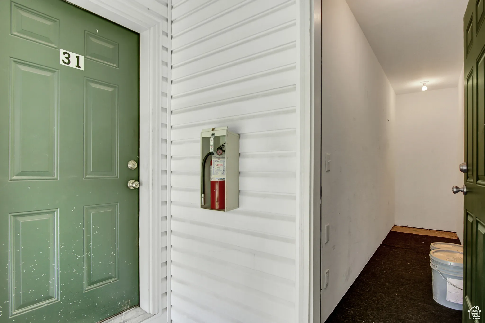 Property entrance and Large Storage Space