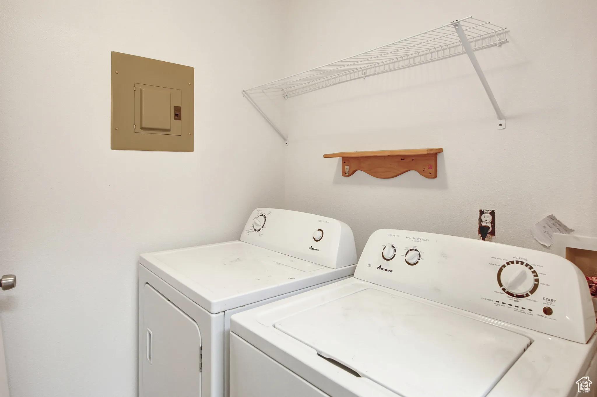 Laundry with new paint & new LVP flooring