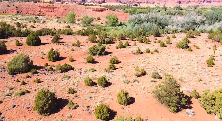 Drone view of land