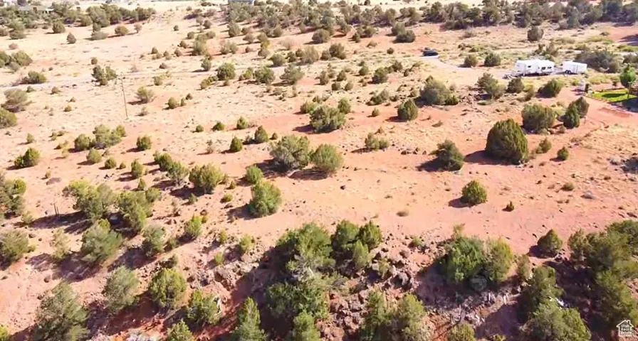 Drone view of land