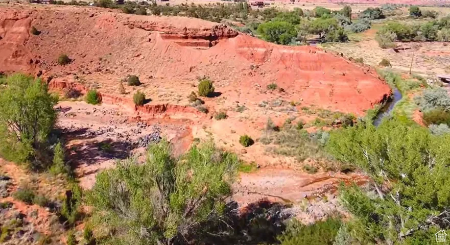 Drone view of  mountain