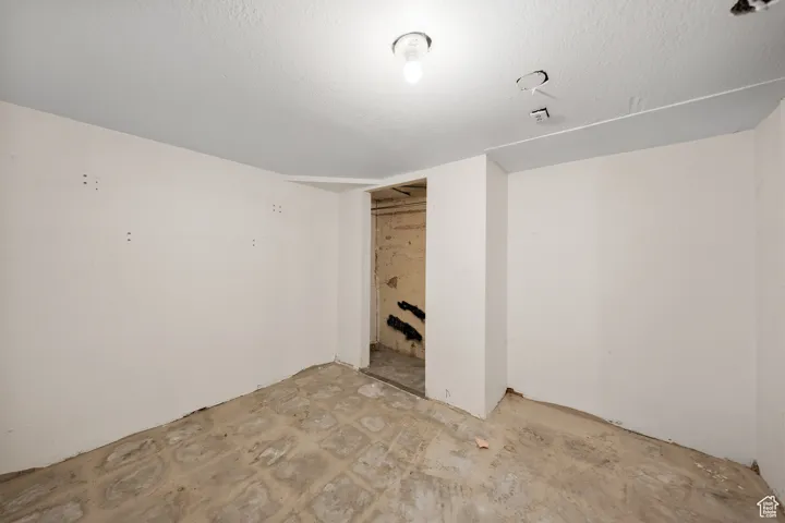 View of finished below grade area