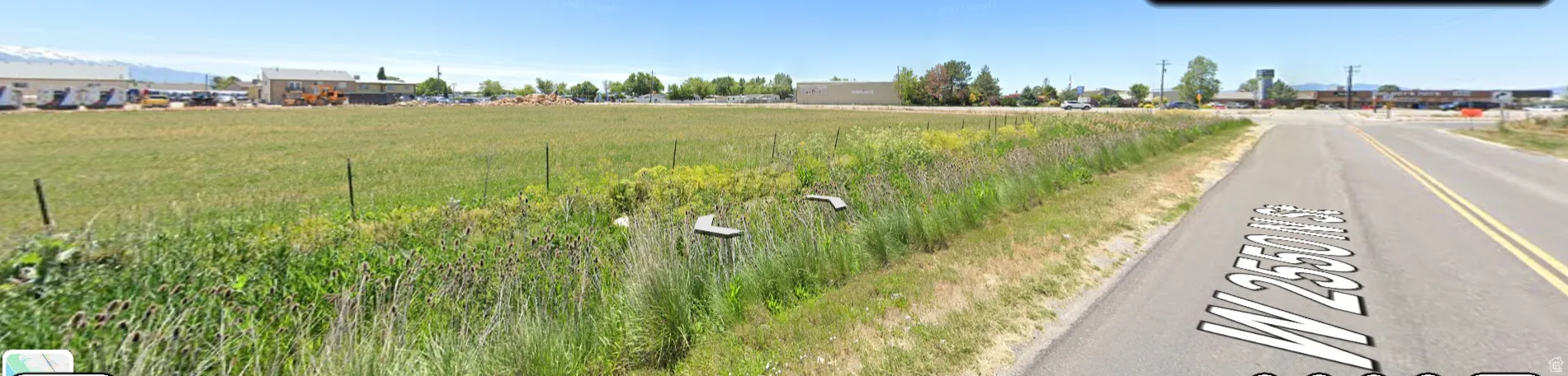 View of asphalt road