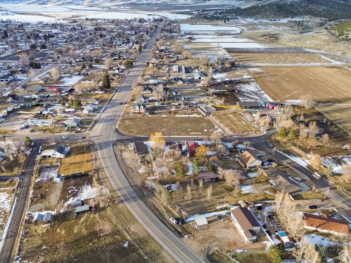 Aerial overview of property's location