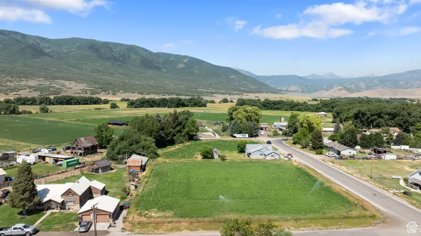 View of rural area with a mountainous background