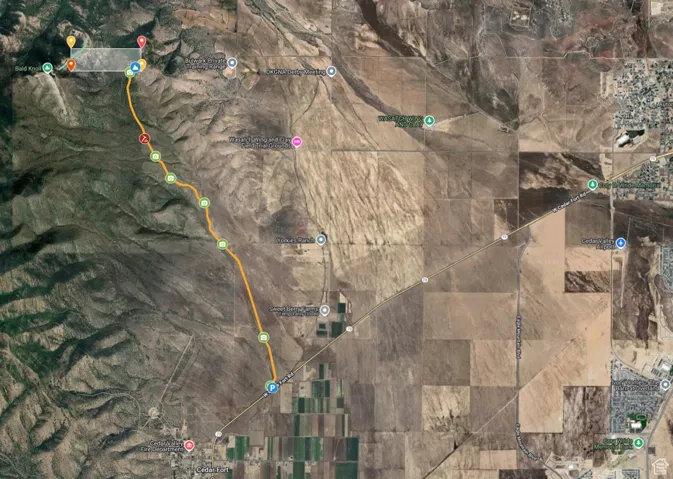 Aerial Google map of East side