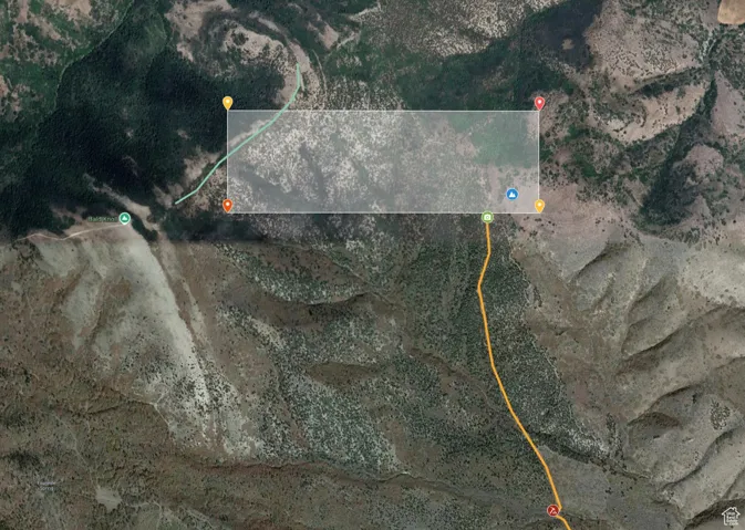 Aerial overview of property's location