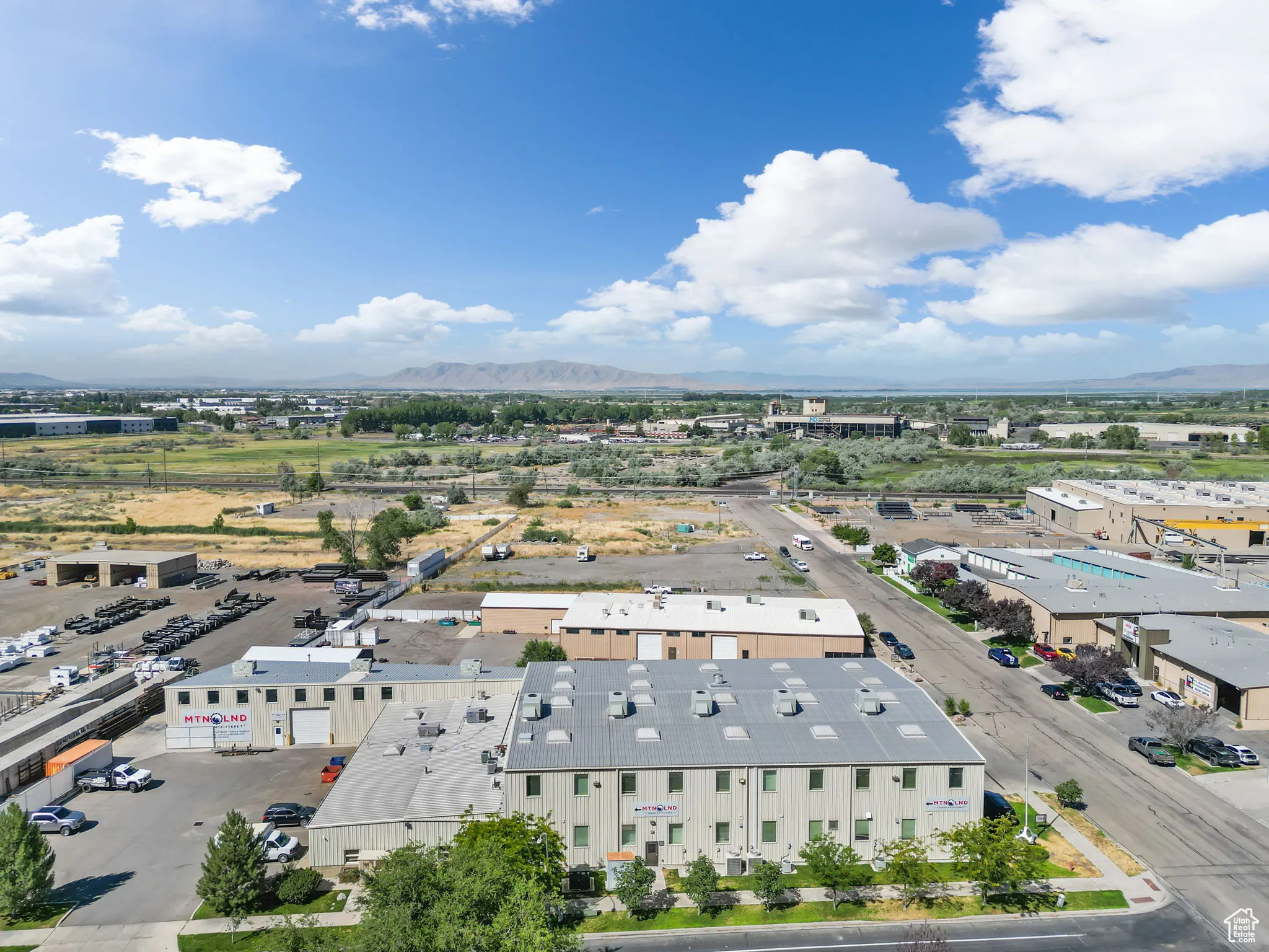 Aerial view of mountains