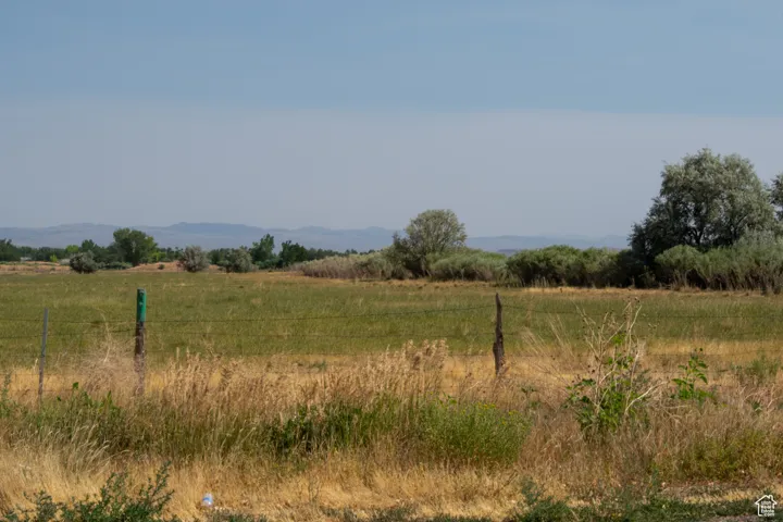 View of yard featuring a view of countryside