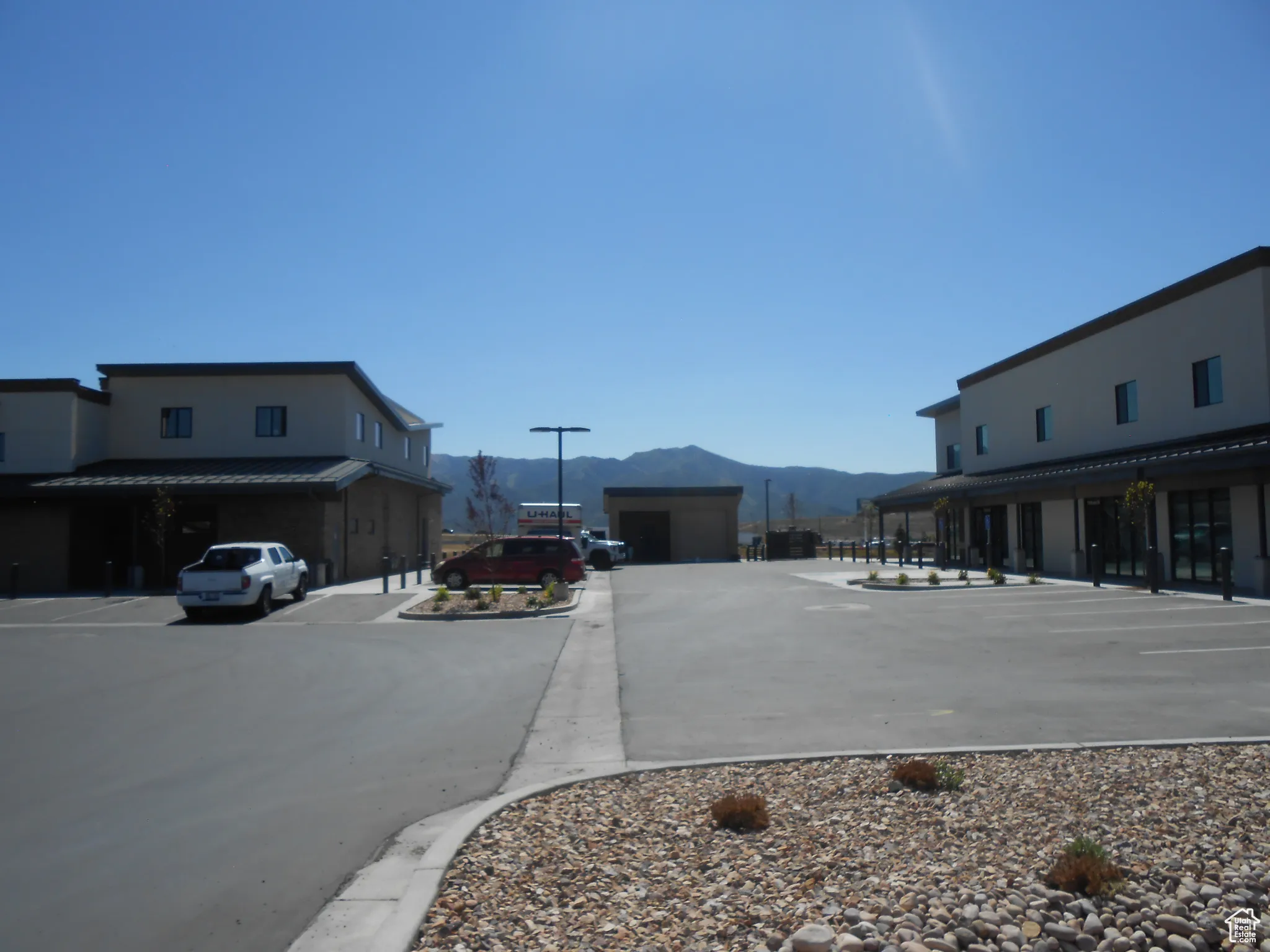 View of street featuring a mountain view