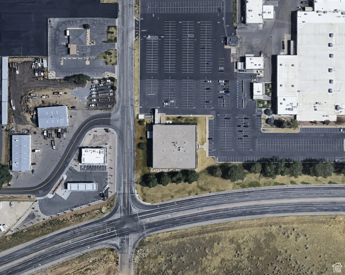 Aerial overview of property's location