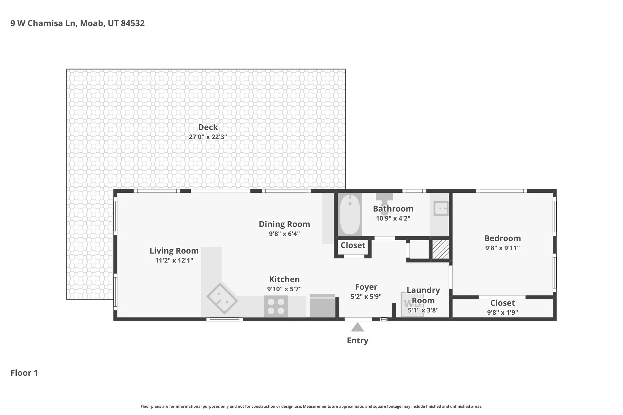 View of floor plan / room layout