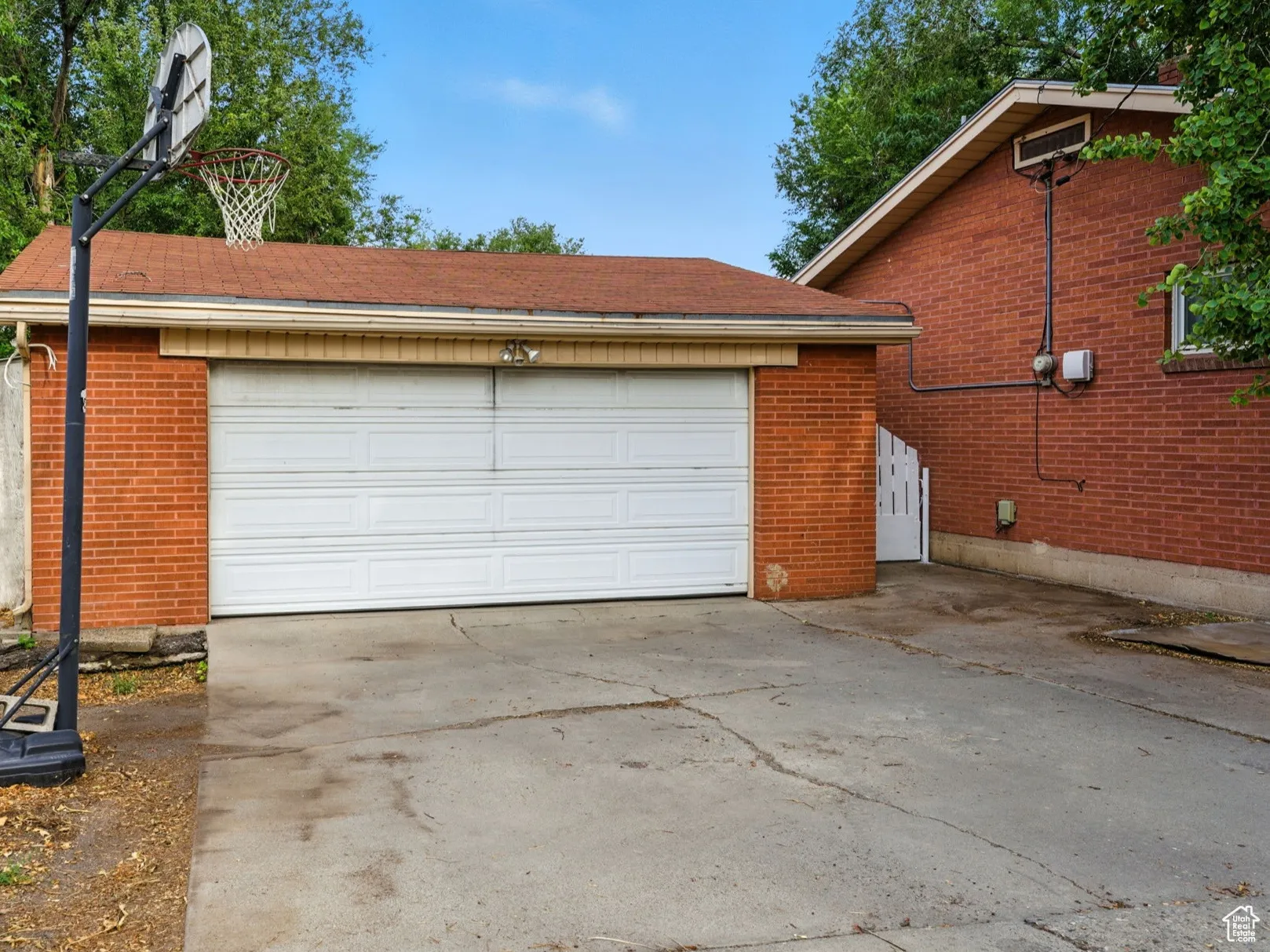 North Driveway and 2 Garage