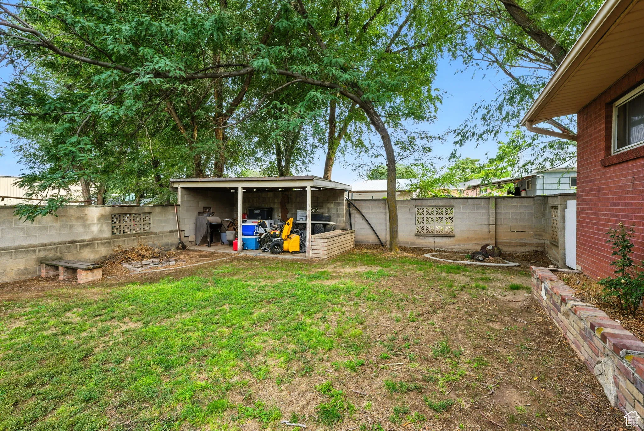 Backyard/Covered Area