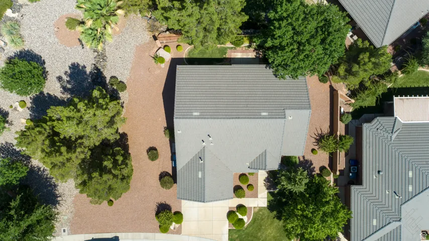 View from above of property