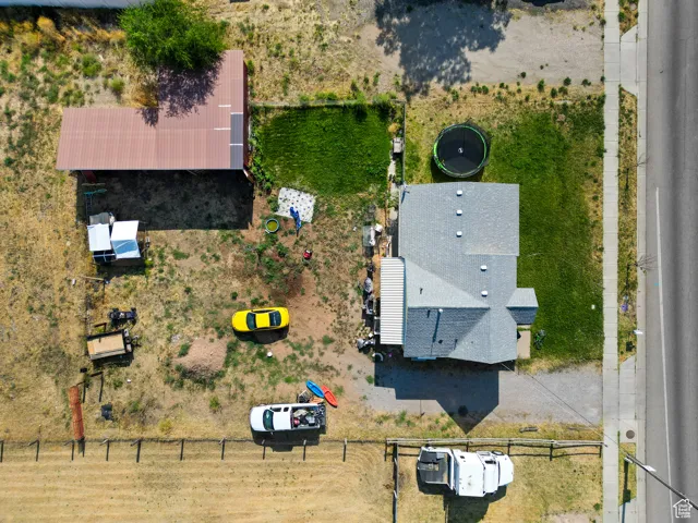 Aerial view of property and surrounding area
