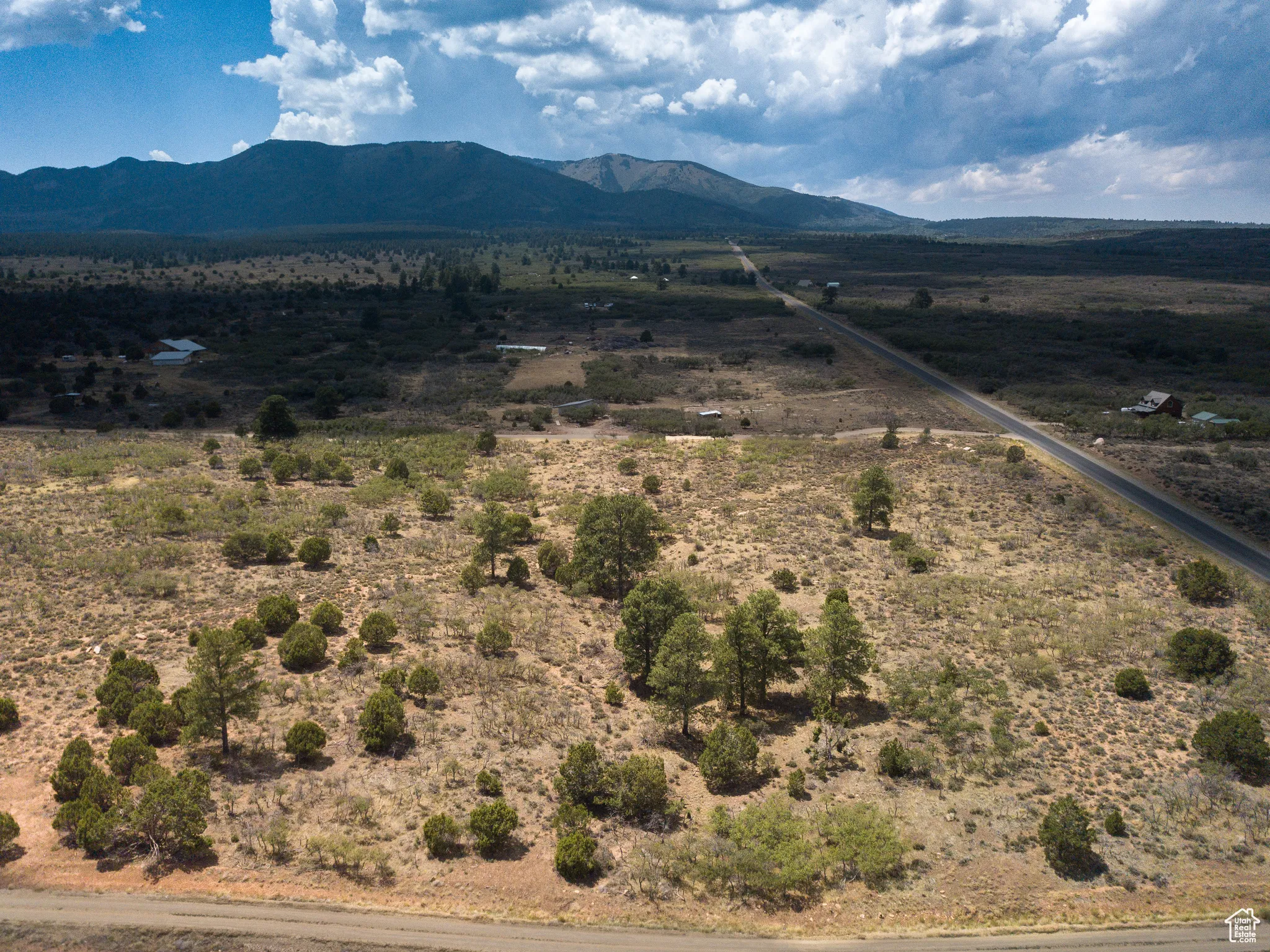 Mountain view featuring rural landscape