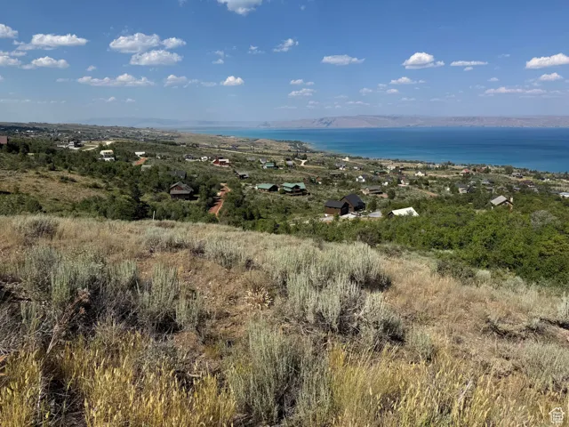 Drone / aerial view of a large body of water