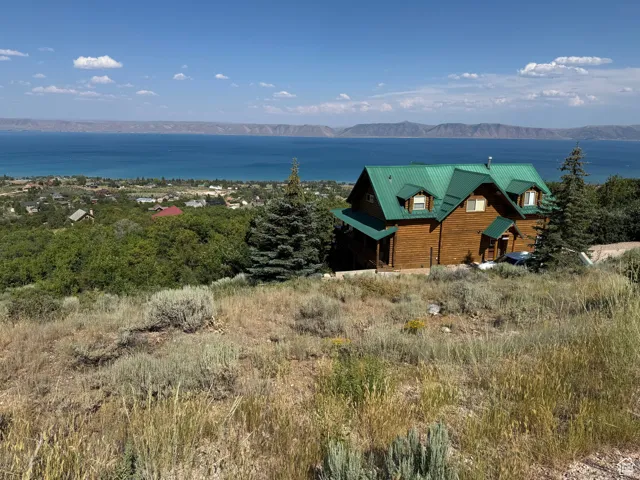 Water view with a mountain backdrop