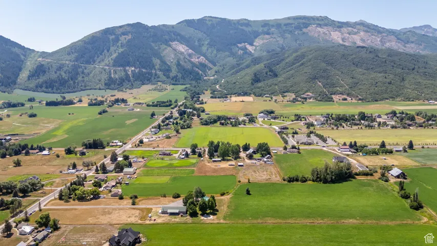 View of rural area with a mountain backdrop