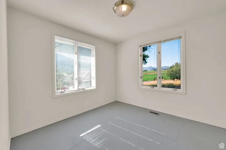 Empty room with healthy amount of natural light
