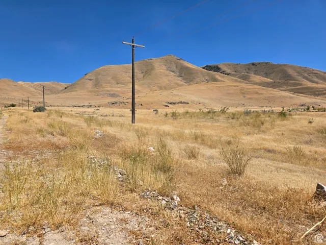 Mountain view with rural landscape