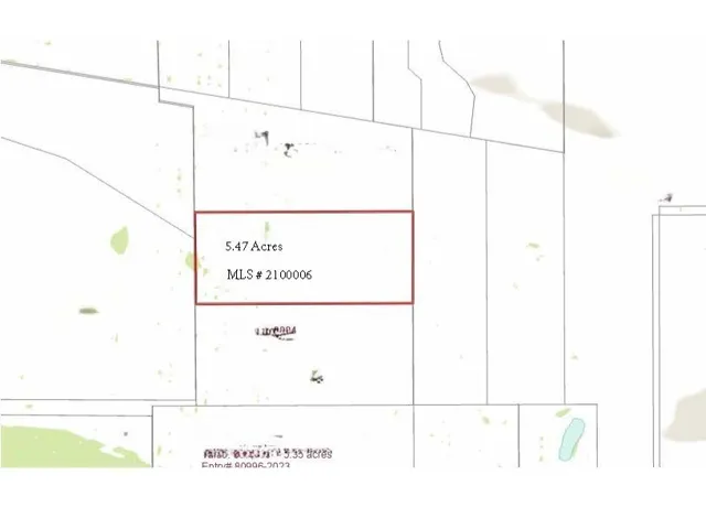 Map showing property parcels
