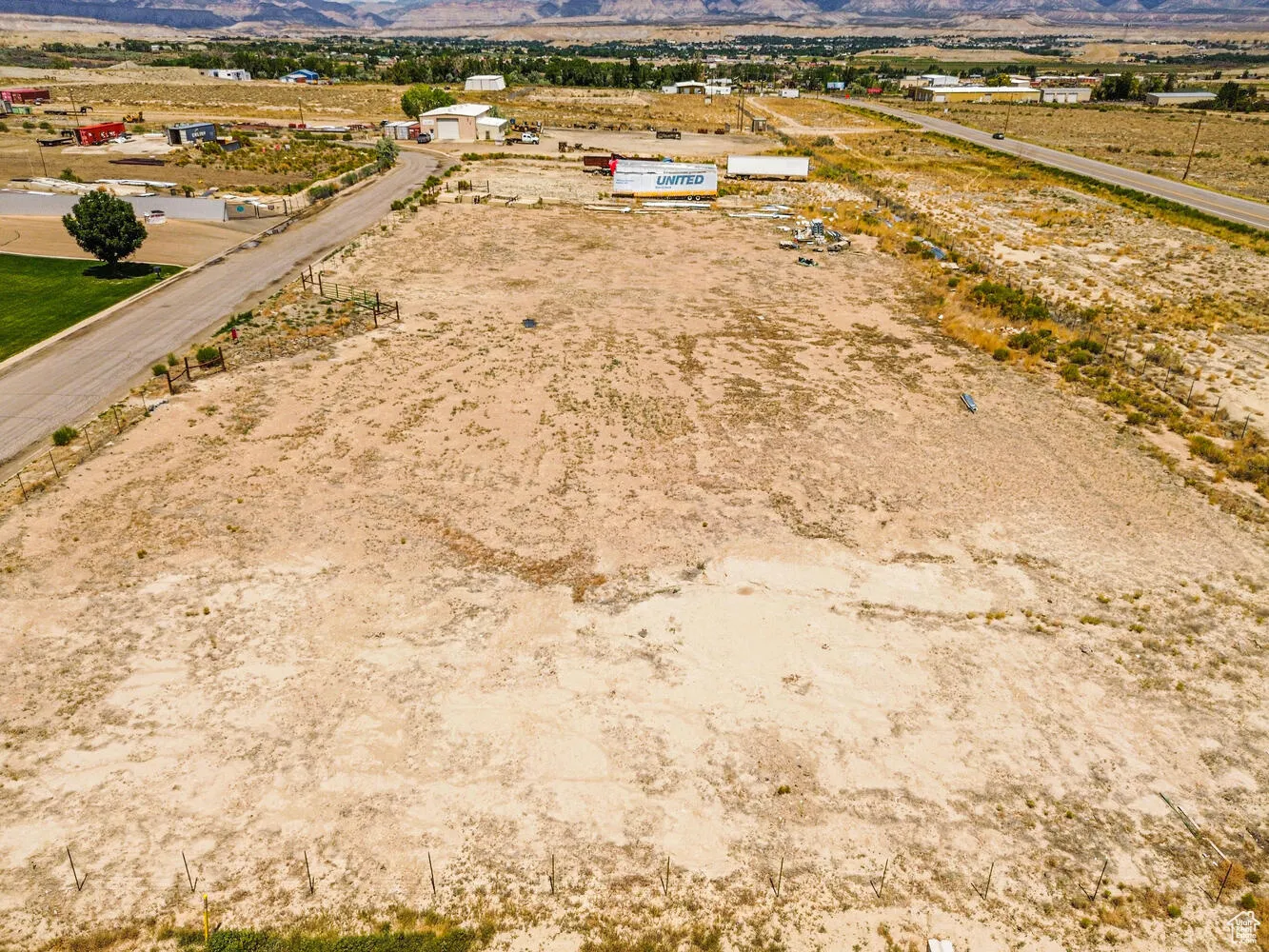 Drone / aerial view of mountains
