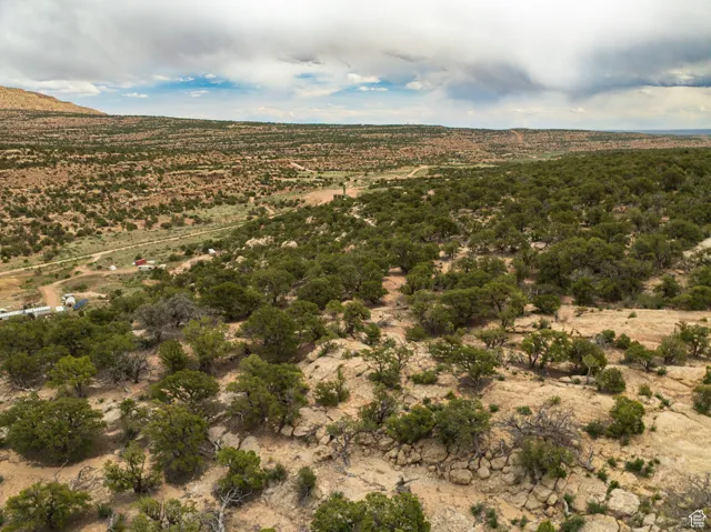 Mountain view with rural landscape