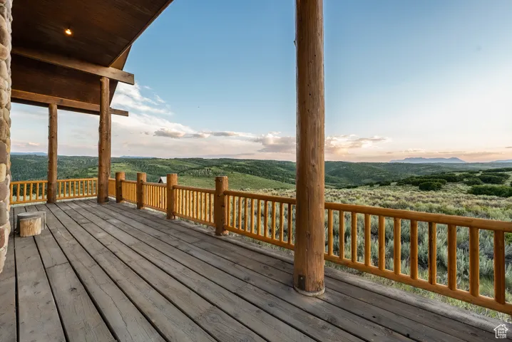 View of deck