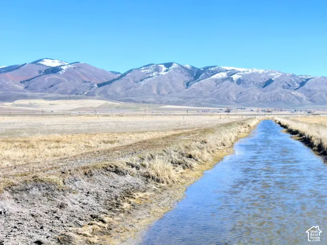 Water view with a mountain backdrop