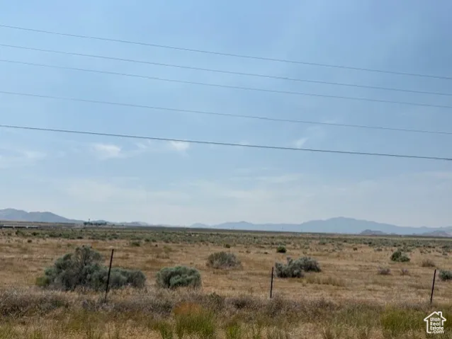 Mountain view with rural landscape