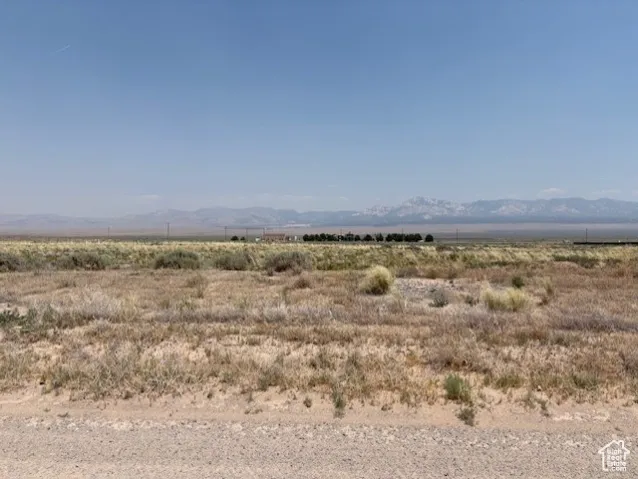 Mountain view with rural landscape