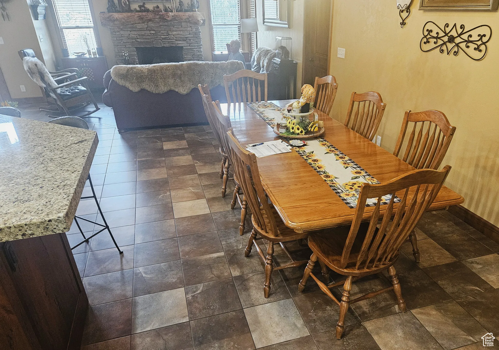 Enjoy casual dinners or festive gatherings in the cozy dining nook nestled within the heart of the great room and kitchen.