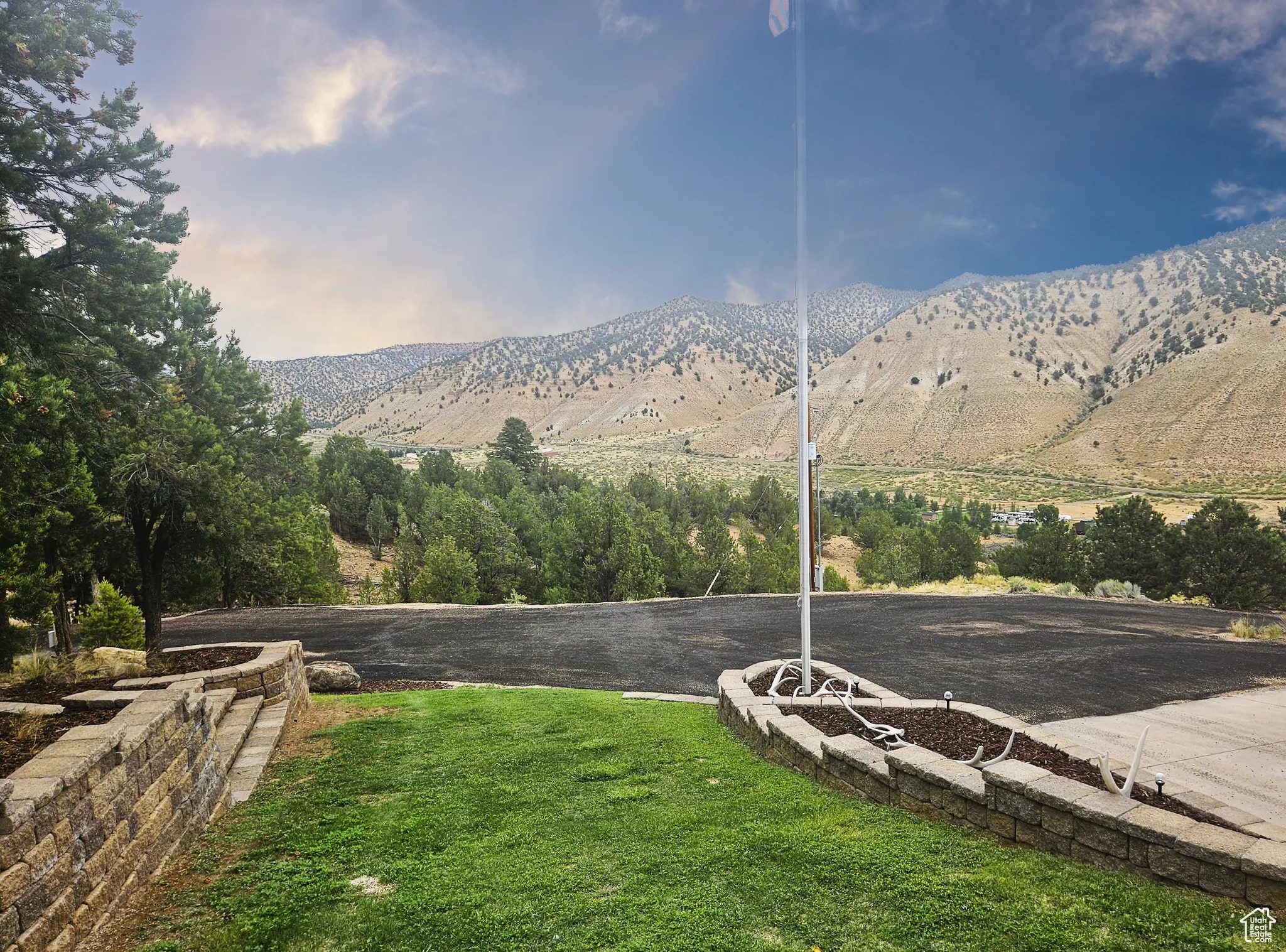 View of mountain backdrop