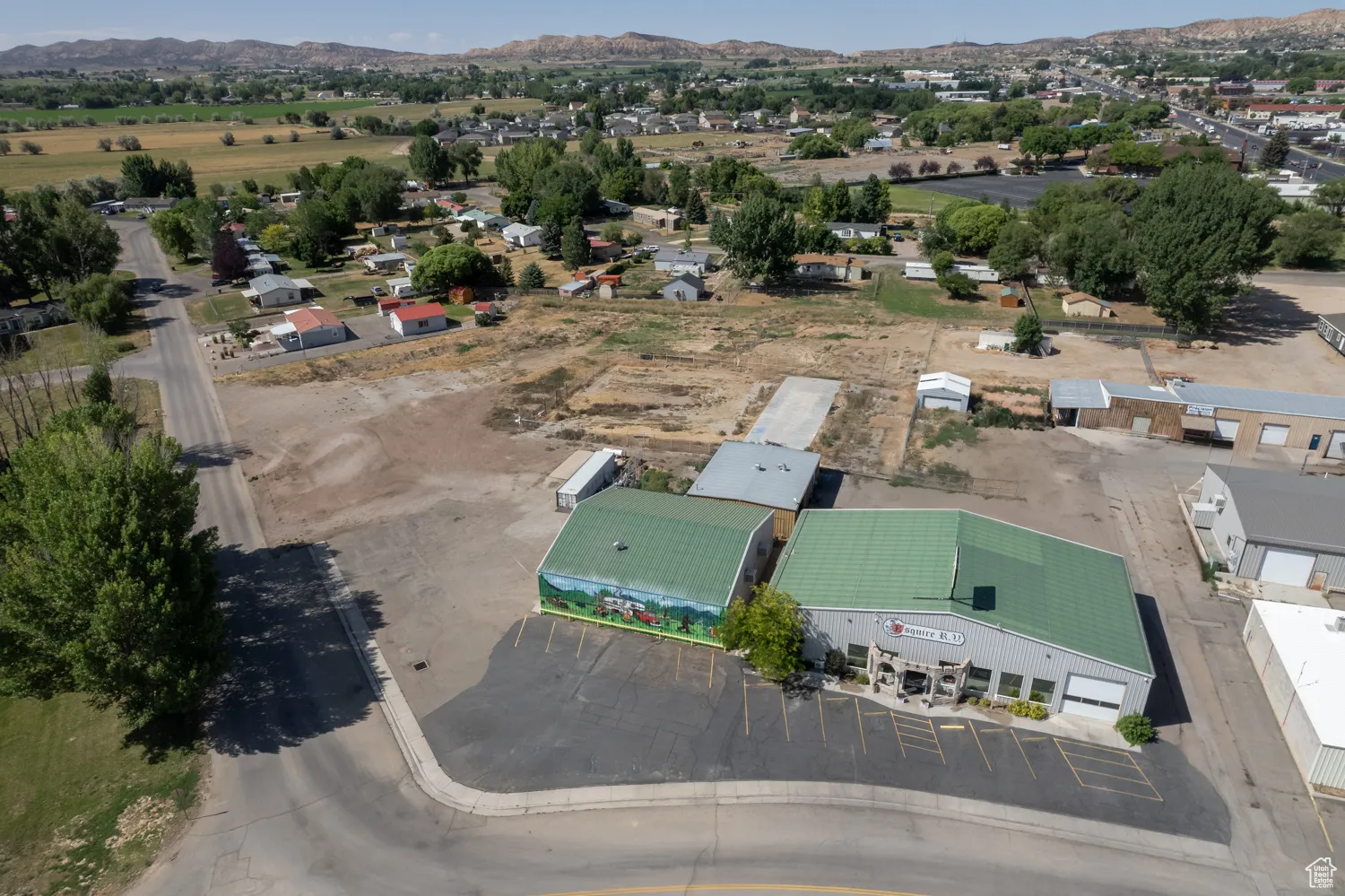 Drone / aerial view of mountains