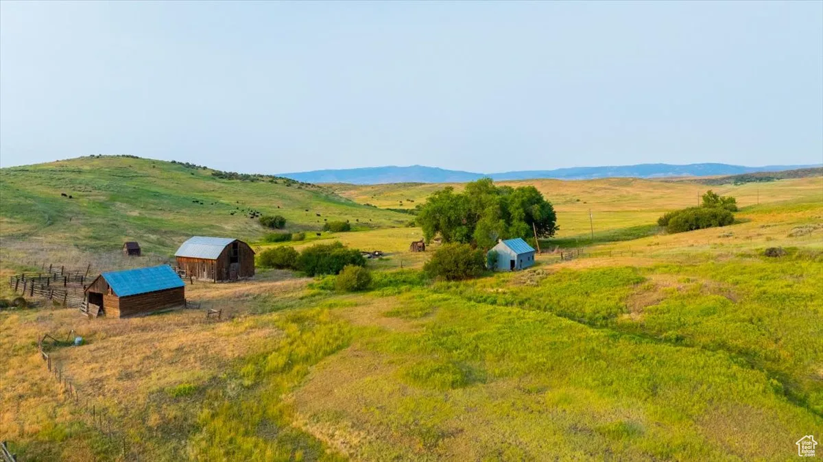 Mountain view featuring rural landscape and agricultural land