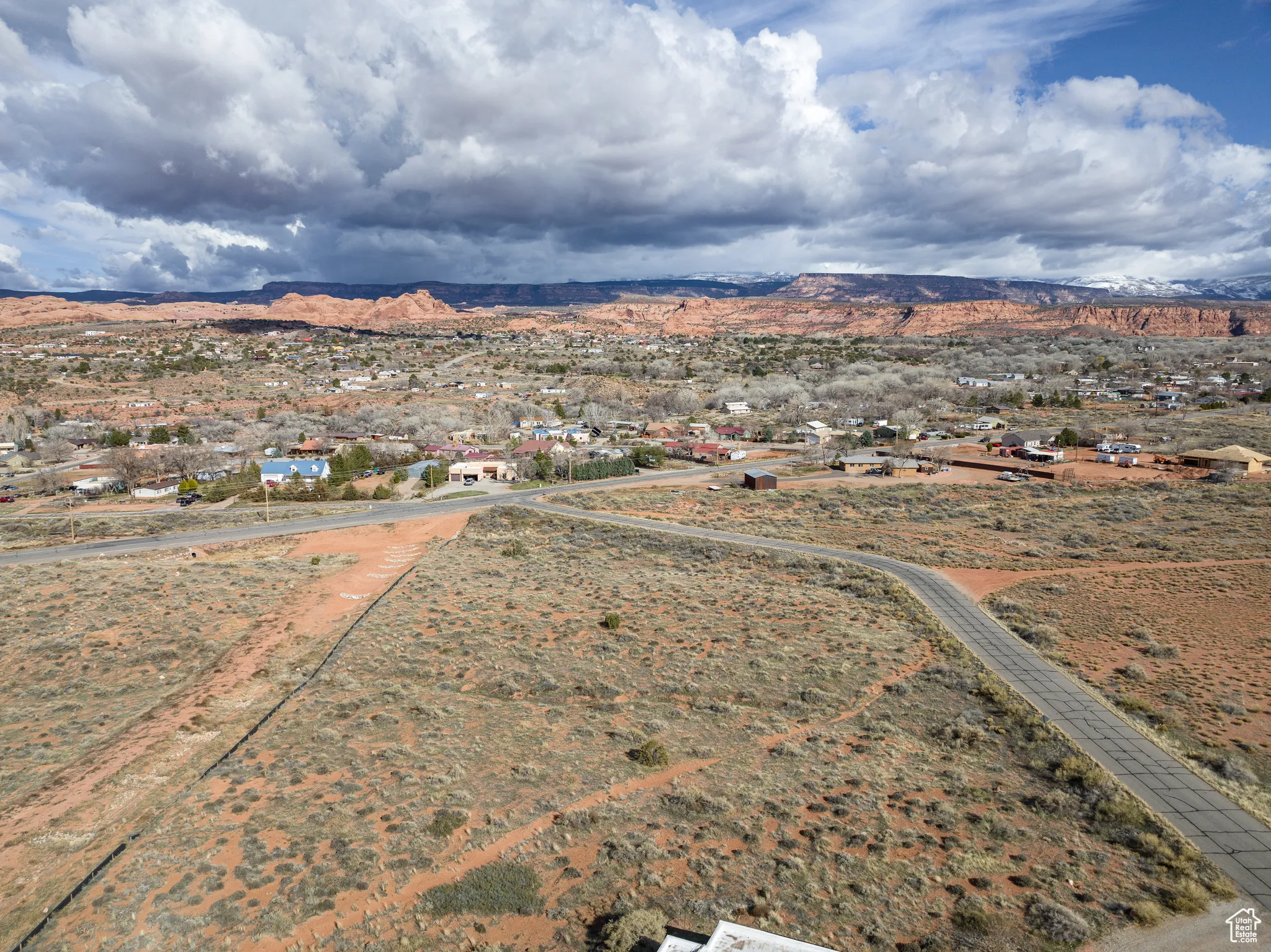 View of rural area featuring a mountain backdrop