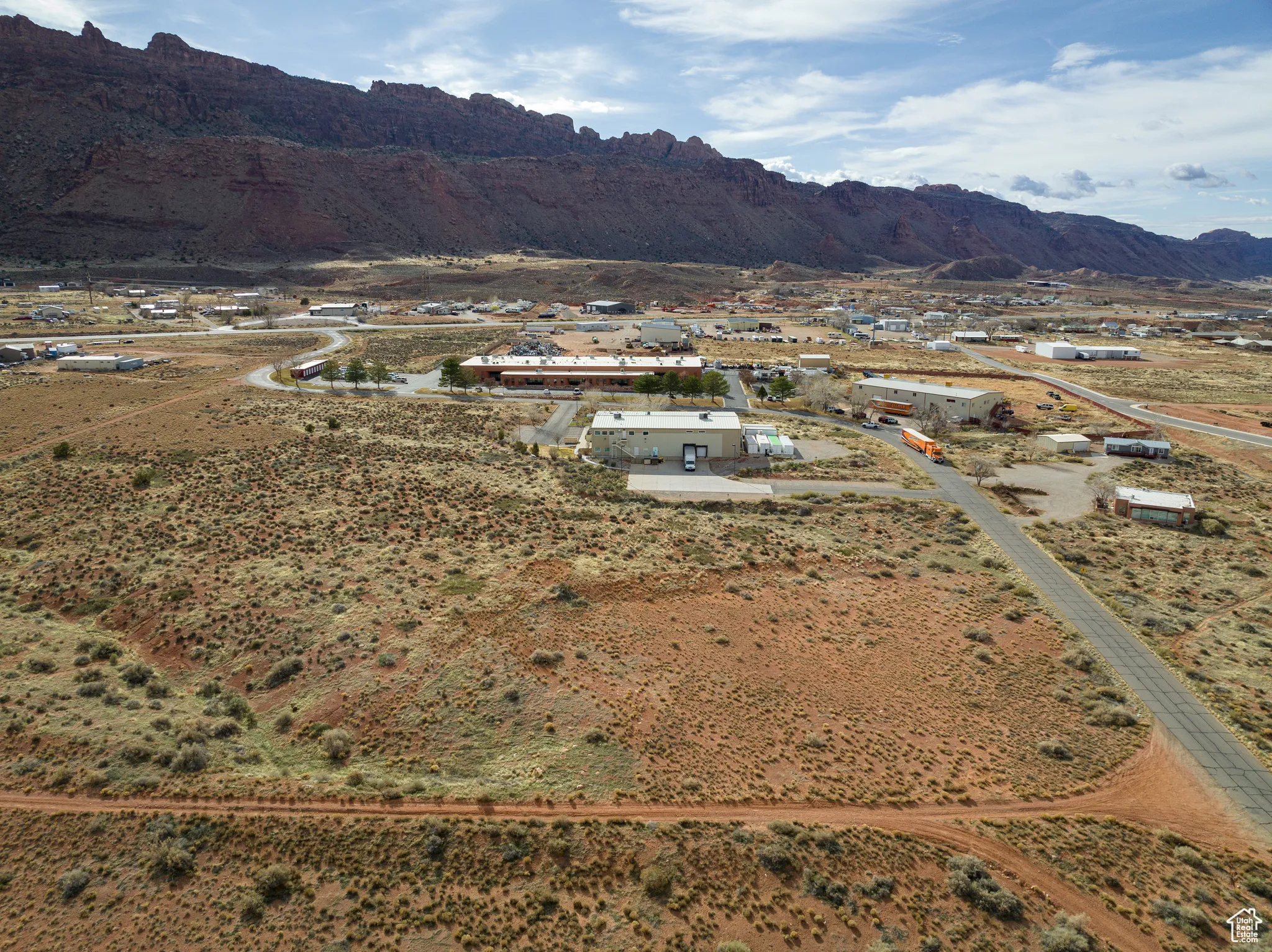 View of rural area featuring a desert landscape and mountains