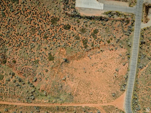 Aerial overview of property's location with a desert landscape and rural landscape