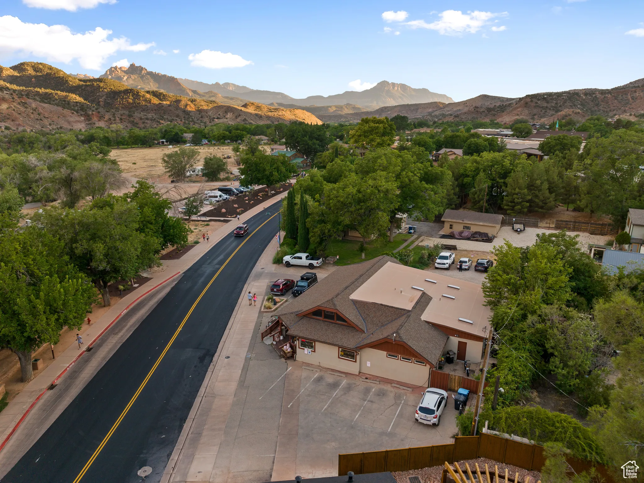 View of mountain backdrop