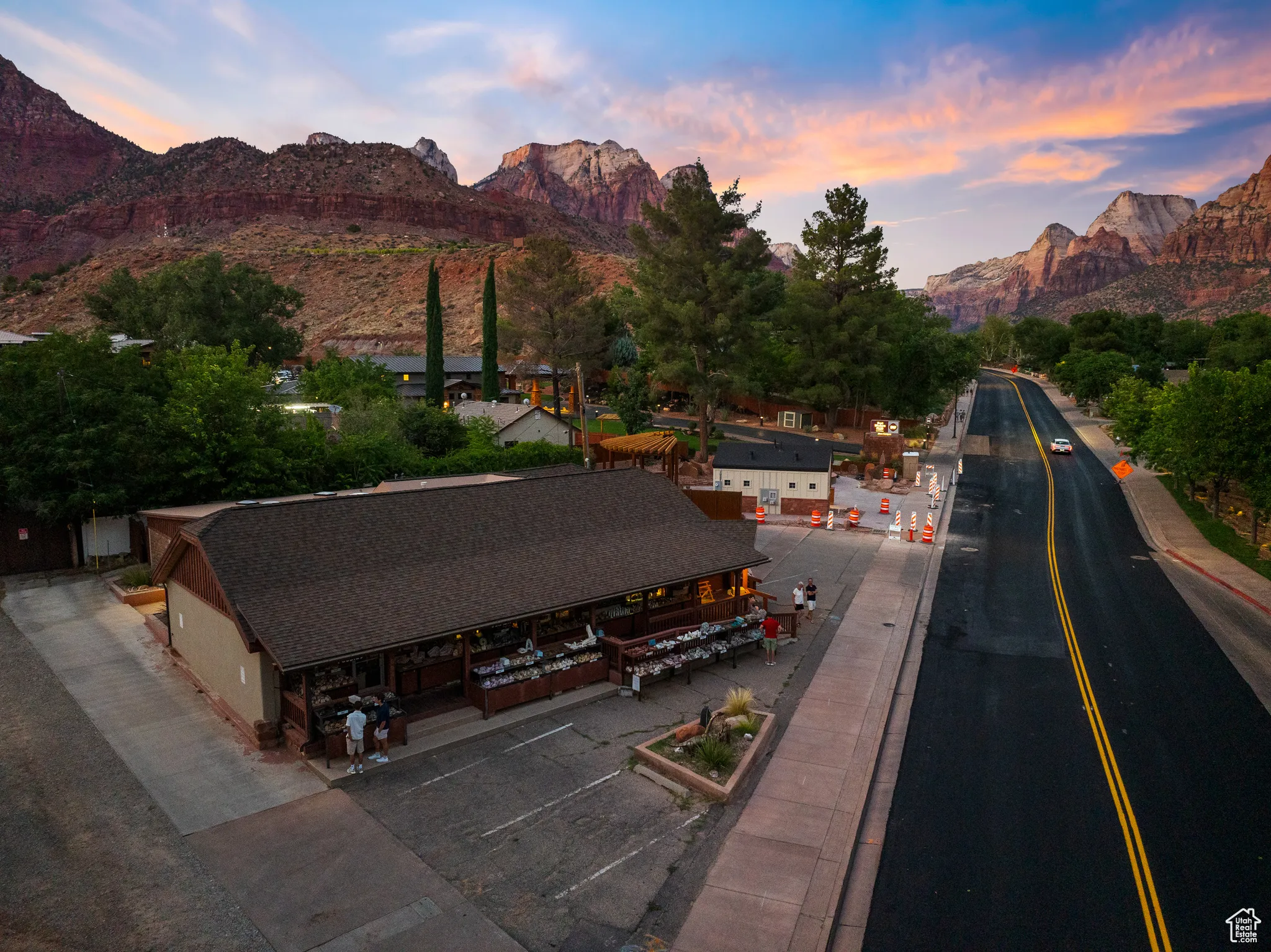 View of mountain backdrop
