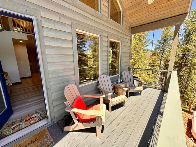 View of deck